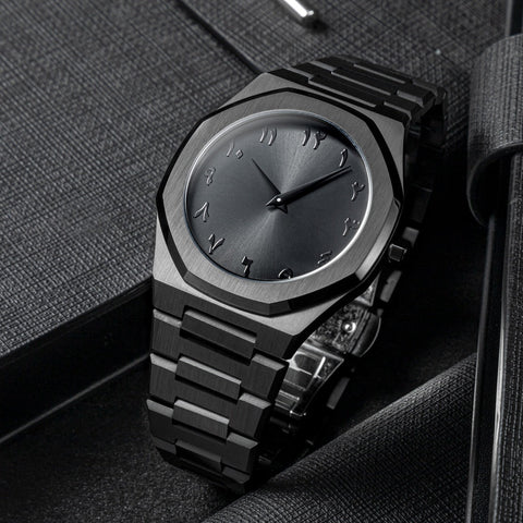 Black aura Arabic watch ⌚